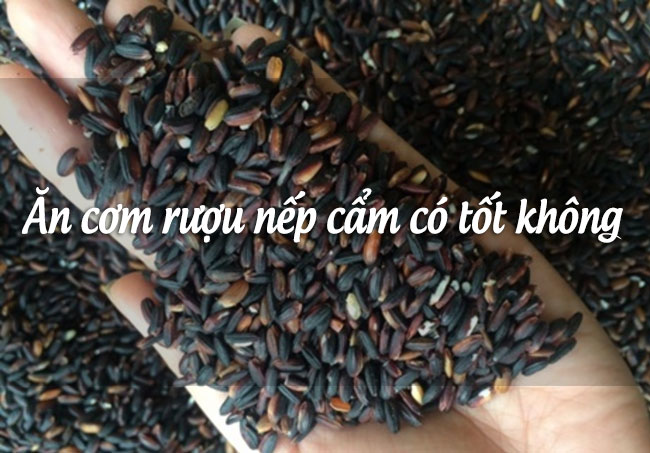 Chọn gạo nếp cẩm ngon